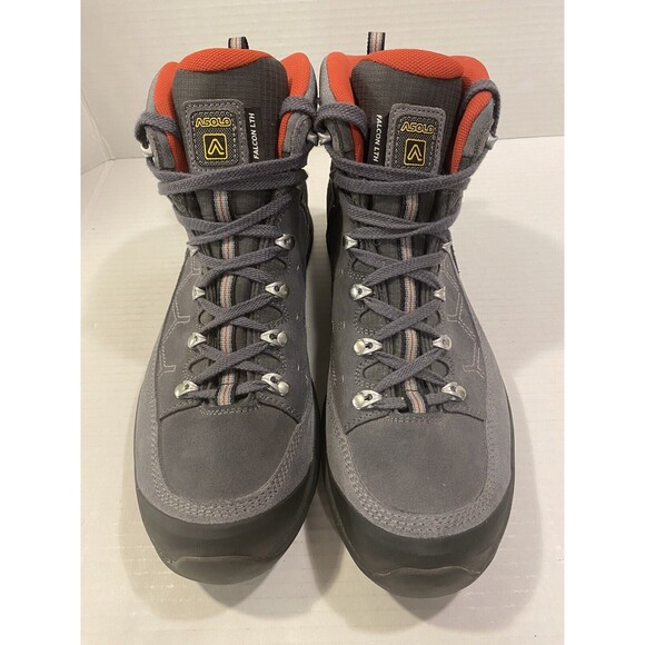 Asolo Falcon LTH Men’s Size 10 Gore-Tex Hiking Boots Vibram Gray Suede - NWOB - Picture 4 of 8